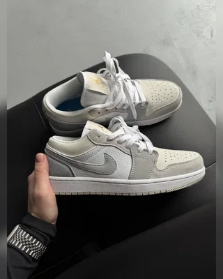 Nike Air Jordan 1 Low Grey White Blue — головне фото товару