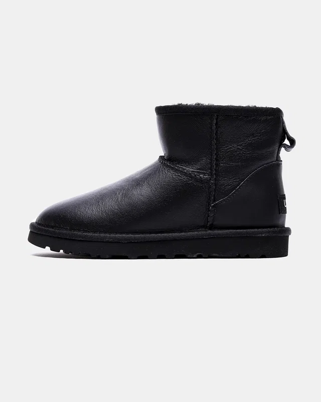 UGG Ultra Mini Black ( шкіра ) — головне фото товару