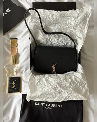 Saint Laurent Voltaire in Box Black Gold 22 х 14 х 4 5 — головне фото товару