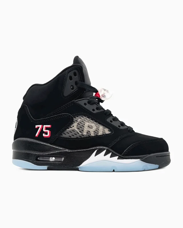 Nike Air Jordan 5 Retro Black Blue — головне фото товару