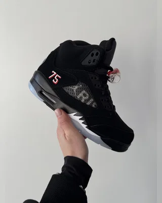 Nike Air Jordan 5 Retro Black Blue — головне фото товару