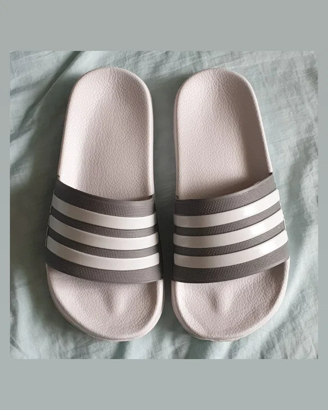 Adidas Slides •White Grey• — головне фото товару