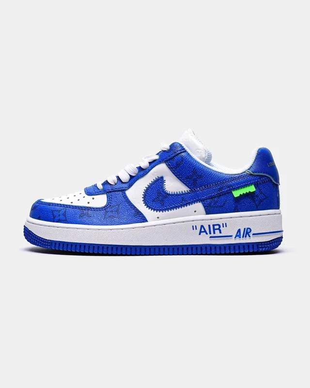 Louis Vuitton X Nike Air Force 1 Low Blue — головне фото товару