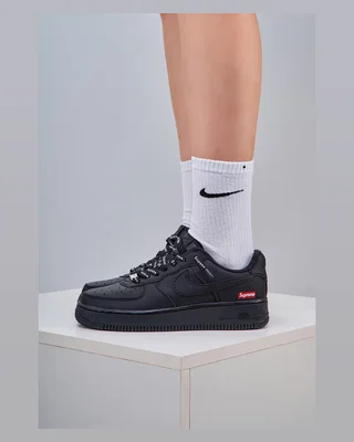 Nike x Supreme Air Force 1 Black — головне фото товару