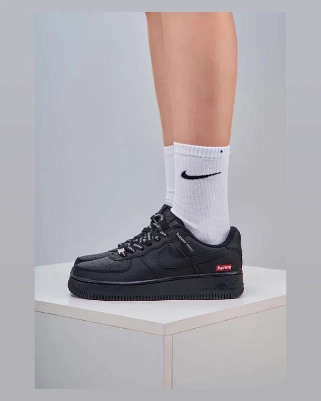 Supreme Nike Air Force 1 x Supreme Black — головне фото товару