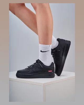 Nike x Supreme Air Force 1 Black — головне фото товару