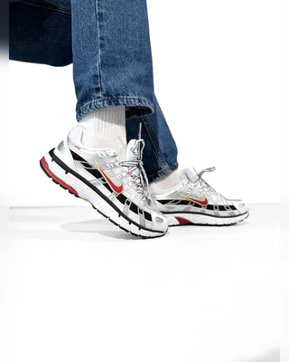 Nike P 6000 White Silver Red — головне фото товару