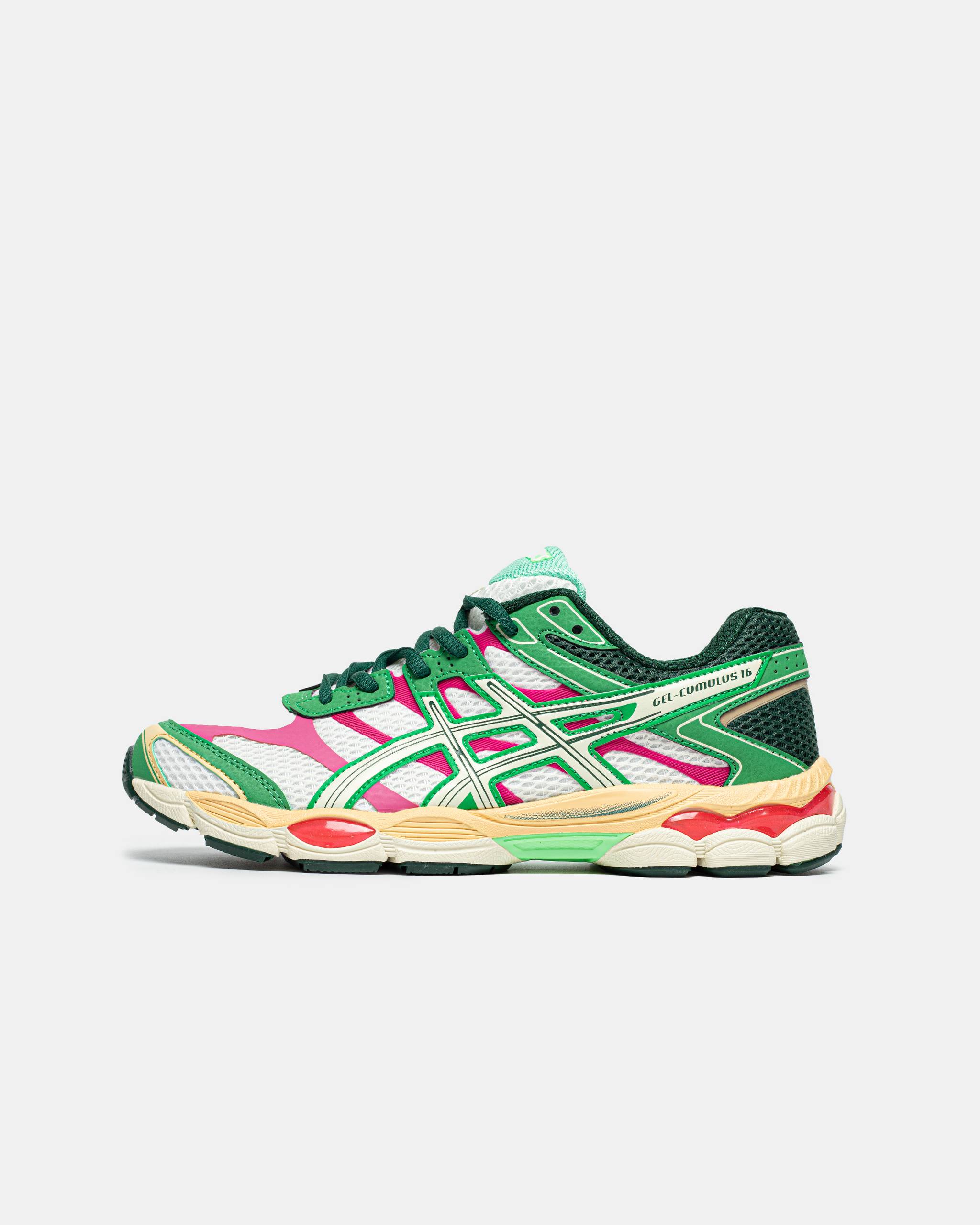 Asics Cumulus 16 Green Pink — головне фото товару