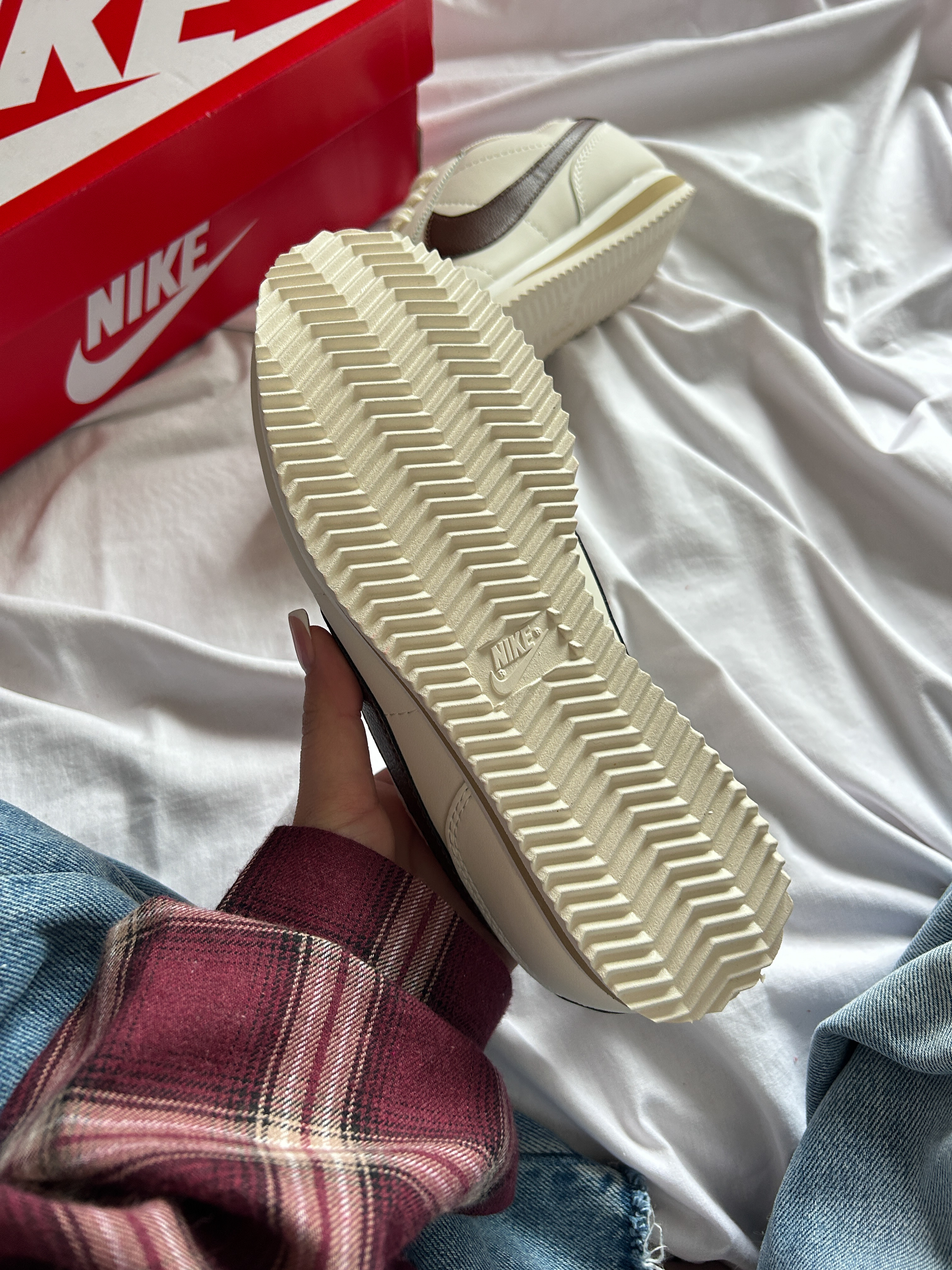 Nike Cortez Beige Brown — головне фото товару