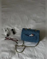 Chanel CC Mini Flap Bag in Denim/Gold Hardware 17 х 12 х 7 см — головне фото товару