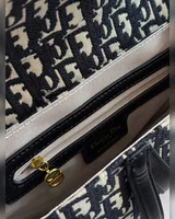 Dior Saddle Bag with Strap Blue Dior Oblique Jacquard [коробка кришка-дно] 27 x 18 x 6 — головне фото товару