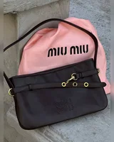 Miu Miu Aventure Nappa Leather Bag Chocolate [пильник, звичайна коробка] — головне фото товару