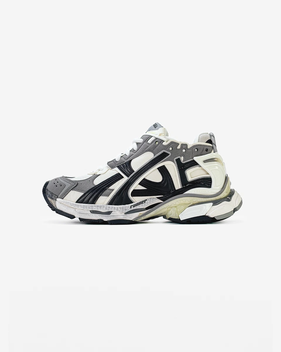 Balenciaga Runner Grey/White/Black (БІЛЬШОМІРЯТЬ) — головне фото товару