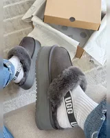 UGG Funkette Slipper Platform Grey — головне фото товару