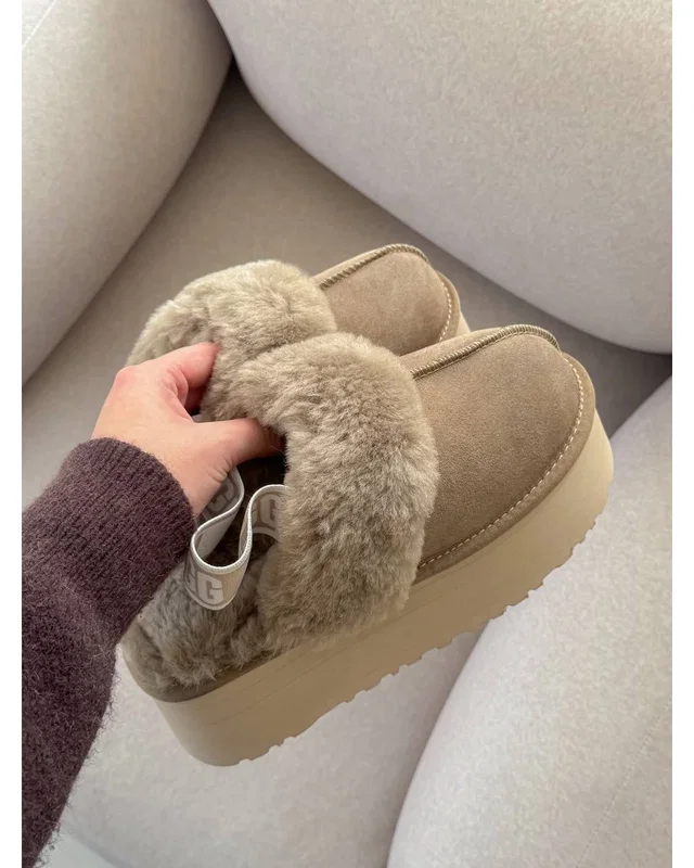 UGG Funkette Slipper Platform Light Brown — головне фото товару
