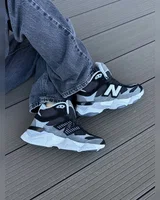 New Balance 9060 black white хутро — головне фото товару