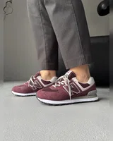 New Balance 574 Burgundy — головне фото товару