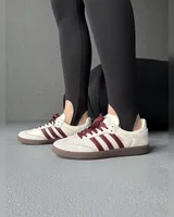 Adidas Samba OG Wonder White/Maroon — головне фото товару