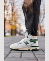 New Balance 650 Hight White Green Fur — головне фото товару