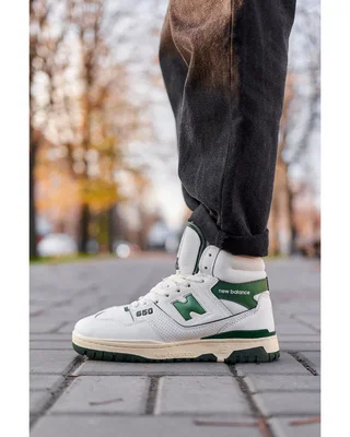 New Balance 650 Hight White Green Fur — головне фото товару