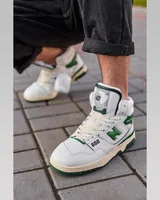 New Balance 650 Hight White Green Fur — головне фото товару