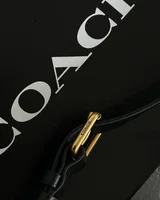 COACH Coach Tabby Shoulder Bag 26 In Signature Canvas Black/Beige/Gold COACH — головне фото товару