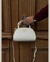 Miu Miu Leather Top-Handle Bag White [Ориг Коробка] 24 х 15 x 11 — головне фото товару