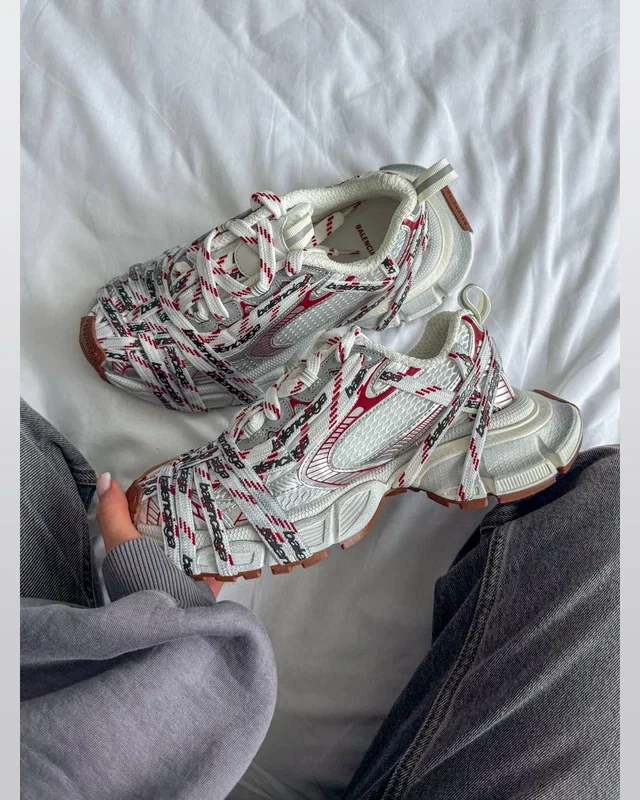 Balenciaga 3XL Extreme Lace Red/White — головне фото товару