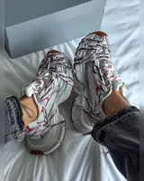 Balenciaga 3XL Extreme Lace Red/White — головне фото товару