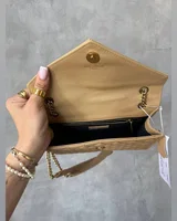 Saint Laurent Leather Envelope Chain Bag Beige 24 х 19 х 5 — головне фото товару
