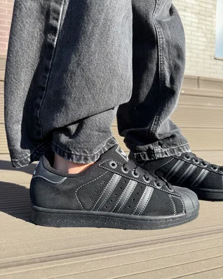 Adidas superstar suede black — головне фото товару