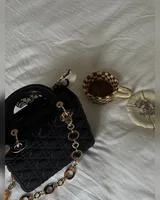 Dior Mini Lady Dior Bag Black/Gold 18 х 17 х 8 — головне фото товару