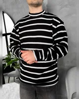 Sane Светр зебра чорний — головне фото товару