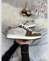Nike 1 low brown white premium — головне фото товару