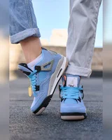 Nike Air Jordan Retro 4SE University Blue Tech Grey Blue Black — головне фото товару
