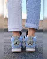 Nike Air Jordan Retro 4SE University Blue Tech Grey Blue Black — головне фото товару