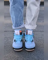 Nike Air Jordan Retro 4SE University Blue Tech Grey Blue Black — головне фото товару