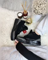 Nike Air Jordan 3 Retro 'Black Cat' 2025 — головне фото товару