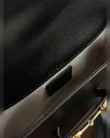Gucci Horsebit 1955 Mini Bag Black Soft [бренд коробка] 20 х 15 х 5 — головне фото товару