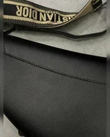 Dior Christian Dior Saddle Bag With Strap Total Black [коробка кришка-дно] 27 x 18 x 6 — головне фото товару