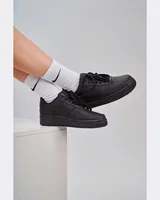 Nike Air Force 1 Classic Premium Black (Матова шкіра) — головне фото товару