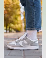 Nike SB Dunk Low White/Grey Textile — головне фото товару