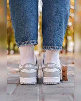 Nike SB Dunk Low White/Grey Textile — головне фото товару