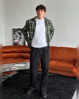 Sane Сорочка флан зелений — головне фото товару
