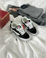 Vans Knu Skool Platform Black/White — головне фото товару