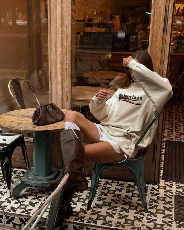 Balenciaga Political Campaign Hoodie Beige — головне фото товару