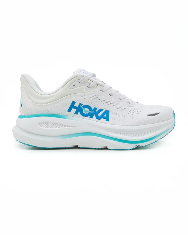 HOKA Bondi 9 White Blue — головне фото товару