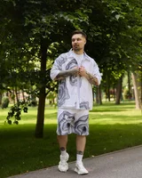 Sane Шорти Сорочка (розводи білі принт) — головне фото товару