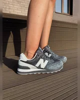 New Balance 574 grey white — головне фото товару