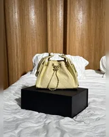 Chanel 25 Micro Handbag in Grained Calfskin in Yellow/Gold 22 х 15 х 10 см — головне фото товару
